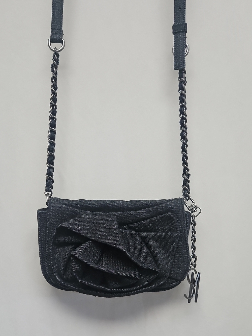 Steve Madden Black Rose Crossbody Bag Evening Party Purse